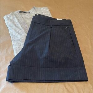 NWT GAP women’s pinstripe dress short | Gray | size 8
